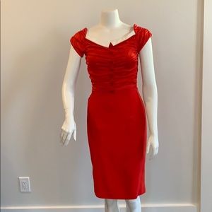 20% off! Vintage red dress size EU 40!